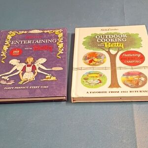Betty Crocker Entertaining and Outdoor Cooking Books Set